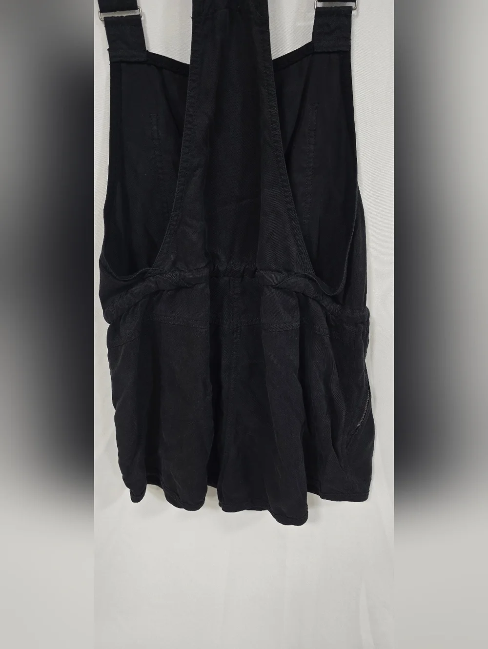 Aritzia Wilfred Free women S Beatriz romper overalls shorts black minimalist - Picture 9 of 10